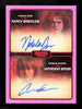 Zerocool Natalia Dyer as Nancy Wheeler & Charlie Heaton as Jonathan Byers Pink Dual Autograph Card /86 Stranger Things Season