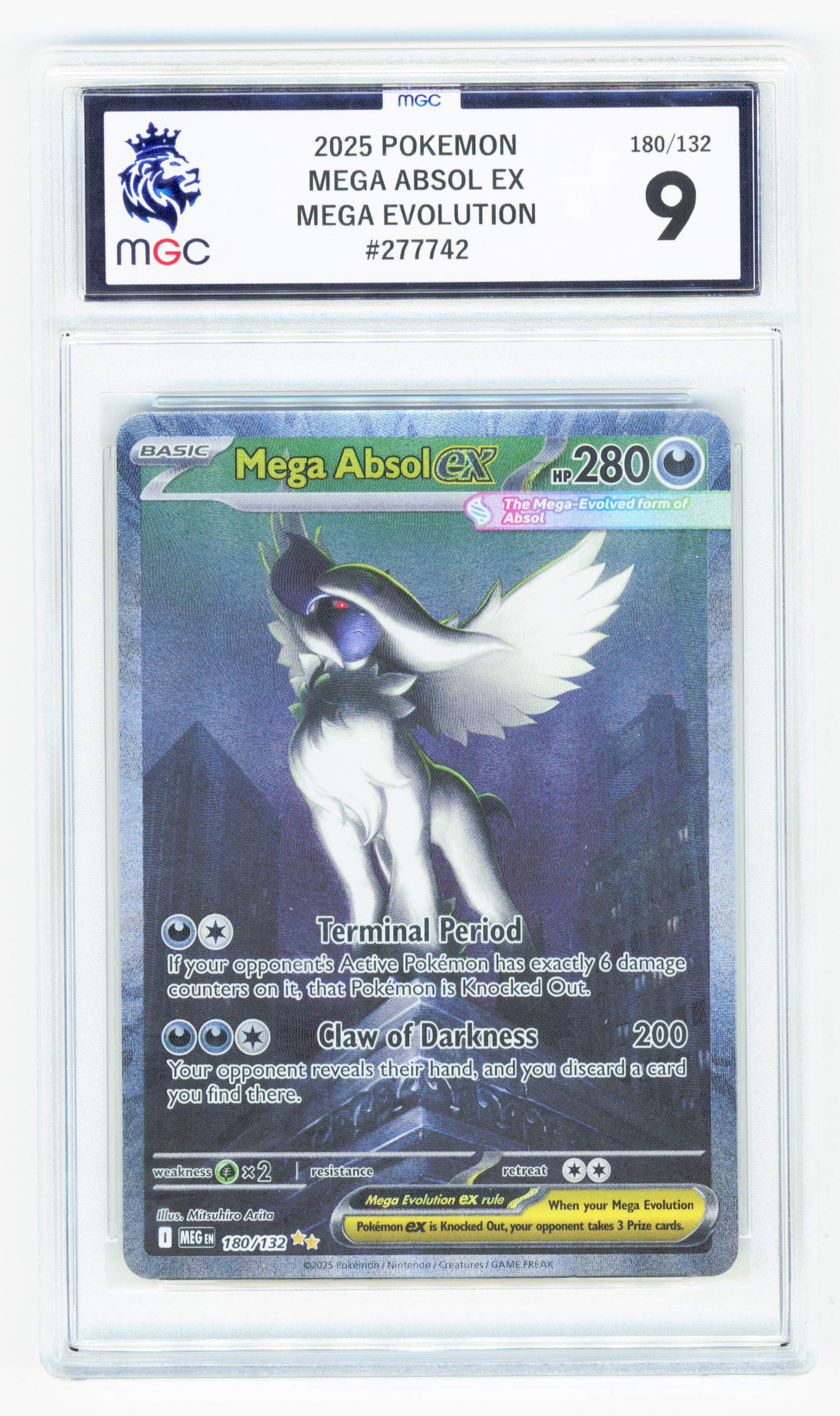 pokemon black and white best cards Pokemon Mega Absol EX 180/132 Special Illustration Rare Mega Evolution