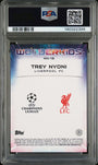Topps Trey Nyoni 1/1 Wonderkids Starball Card RC Chrome UCC Logofractor 2024-25 PSA 7