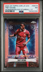 Topps Trey Nyoni 1/1 Wonderkids Starball Card RC Chrome UCC Logofractor 2024-25 PSA 7