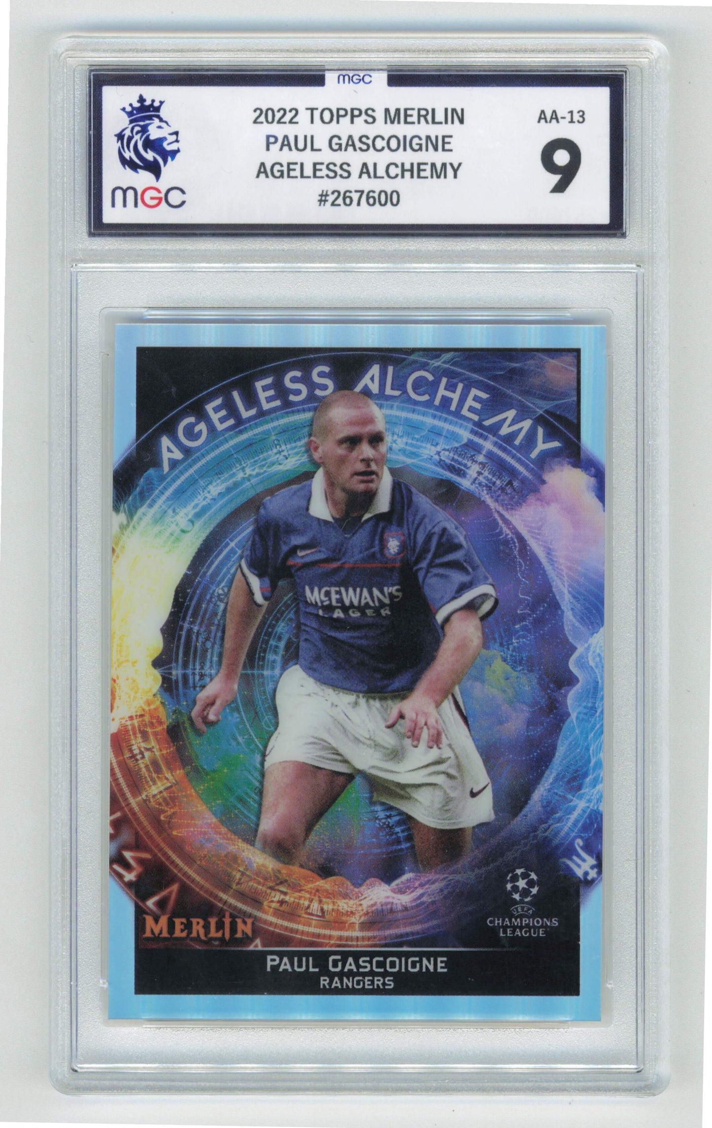 Topps Paul Gascoigne Ageless Alchemy AA-13 2022 Merlin MGC 9