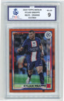 Topps Kylian Mbappe 08/25 Orange #105 2023 Merlin MGC 9