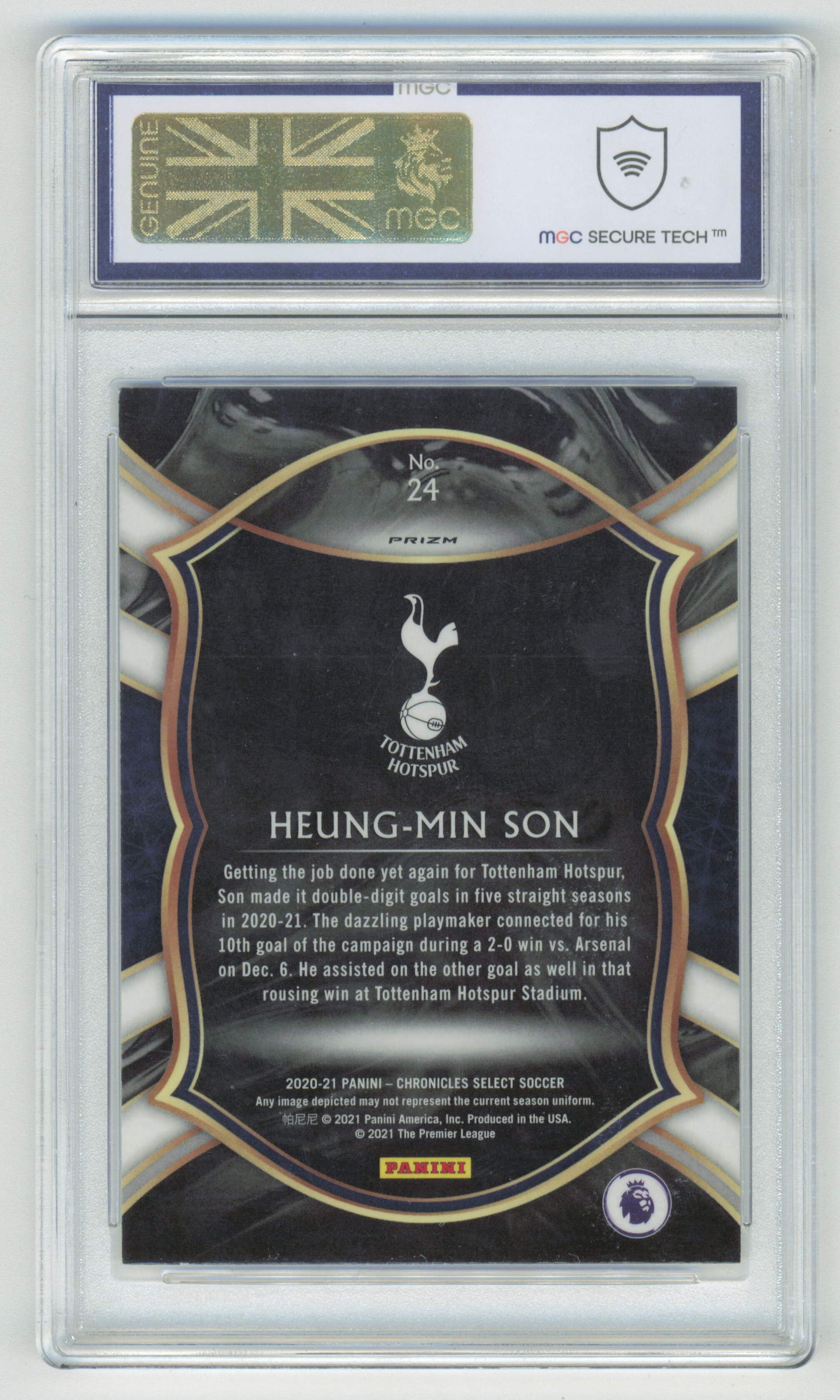 Panini Heung-Min Son Silver Circles 2020-21 Chronicles Select Soccer MGC 10