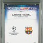 Topps Lamine Yamal Wonderkids Orange Starball 02/25 2024/25 Chrome UCC Logofractor PSA 10
