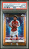 Topps Ethan Nwaneri 01/25 Wonderkids Orange Starball RC 2024/25 Chrome UCC Logofractor PSA 10