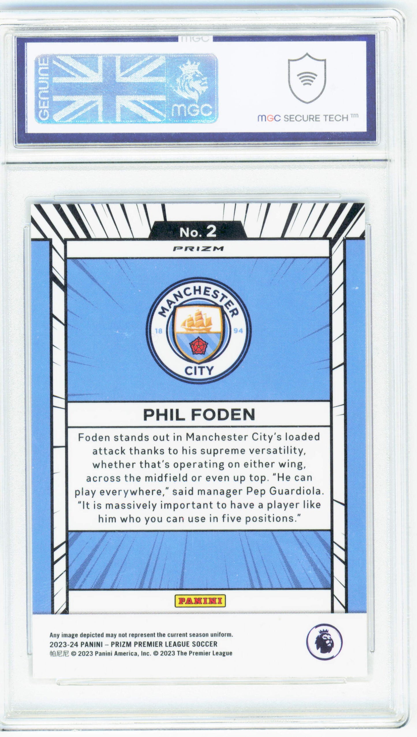 Panini Phil Foden Manga Card Prizm Premier League 2023/24 MGC 9