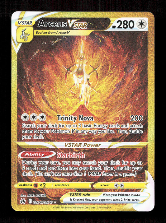 Pokemon Arceus VSTAR GG70/GG70 Gold Special Illustration Rare 2023 Crown Zenith Galarian Gallery