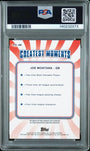Topps Joe Montana Finest Greats 25/25 Black Geometric Autograph 2024 Finest NFL PSA 9