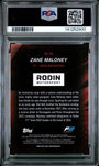 Topps Zane Maloney Speed Demon #SD-25 Orange 10/25 2024 Chrome Formula 1 Logofractor PSA 9