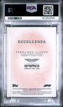 Topps Fernando Alonso Eccelenza 04/10 Red 2024 Eccellenza Formula 1 PSA 10