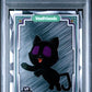 Topps Very, Very, Very, Very, Lucky Black Cat Purple Eyes #3 2023 Chrome Veefriends Super Stickers PSA 10