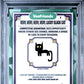Topps Very, Very, Very, Very, Lucky Black Cat Blue Eyes #3 2023 Chrome Veefriends Super Stickers PSA 9