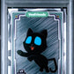 Topps Very, Very, Very, Very, Lucky Black Cat Blue Eyes #3 2023 Chrome Veefriends Super Stickers PSA 9