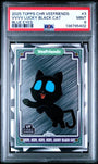 Topps Very, Very, Very, Very, Lucky Black Cat Blue Eyes #3 2023 Chrome Veefriends Super Stickers PSA 9