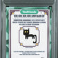 Topps Very, Very, Very, Very, Lucky Black Cat Refractor #3 2023 Chrome Veefriends Super Stickers PSA 9