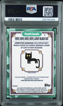 Topps Very, Very, Very, Very, Lucky Black Cat Refractor #3 2023 Chrome Veefriends Super Stickers PSA 9