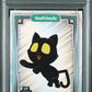 Topps Very, Very, Very, Very, Lucky Black Cat Refractor #3 2023 Chrome Veefriends Super Stickers PSA 9