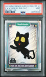 Topps Very, Very, Very, Very, Lucky Black Cat Refractor #3 2023 Chrome Veefriends Super Stickers PSA 9