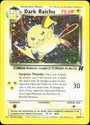 Pokemon Dark Raichu 83/82 Holo Secret Rare 2000 Team Rocket