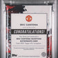 Topps Eric Cantona 20/49 Autograph Blue Legacy 202 Inception UCL PSA 10