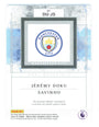 Panini Jeremy Doku/Savinho Dual Materials 08/25 DU-JS Impeccable Premier League Soccer 2025