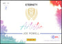 Panini Joe Powell Artistic 3/5 ART-27 Eternity 2026