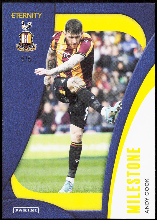 Panini Andy Cook Milestone 5/5 MIL-21 Eternity 2026