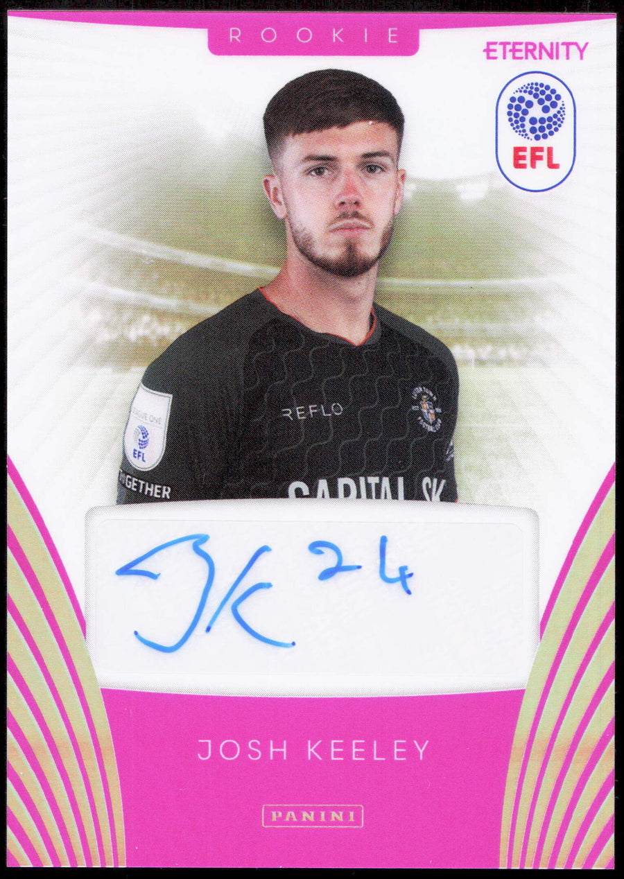 Panini Josh Keeley Autograph Pink 12/20 Rookie AUT-R20 Eternity 2026