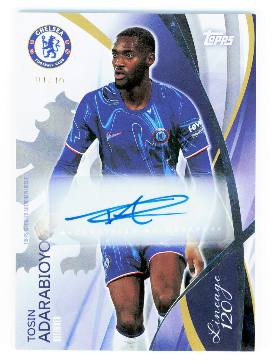 Topps Tosin Adarabioyo Autograph 01/10 IA-TA Lineage Chelsea 120 Year Anniversary 2025