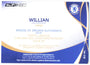 Topps Willian Autograph 33/75 Bridge Of Dreams BD-WL Lineage Chelsea 120 Year Anniversary 2025