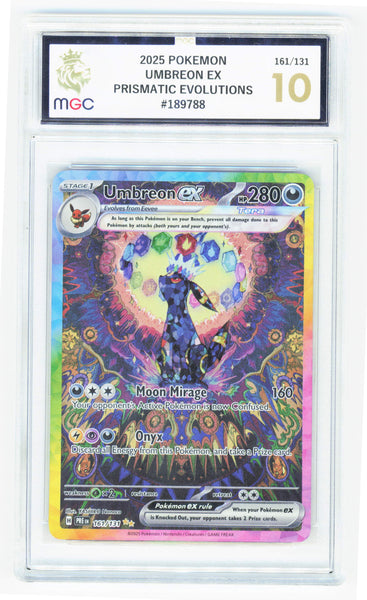 Umbreon ex Prismatic Evolutions ポケモンカード Pokemon Umbreon EX 161/131 Special Illustration Rare 2025 Prismatic Ev