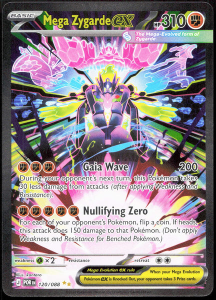 zygarde pokemon card price Pokemon Mega Zygarde EX 120/088 Special Illustration Rare 2026 Perfect