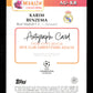 Topps Karim Benzema Autograph 29/50 Gold AU-KB Uefa Club Competitions Merlin Collections 2024/25