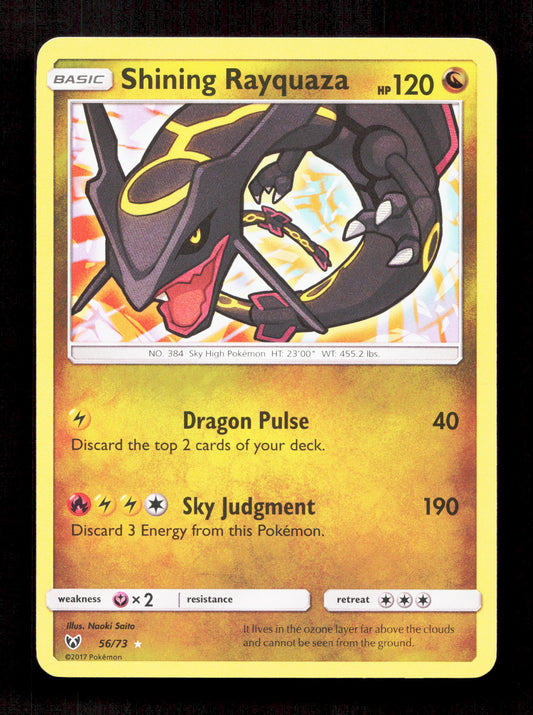 Pokemon Shining Rayquaza 56/73 Holo 2017 Shining Legends