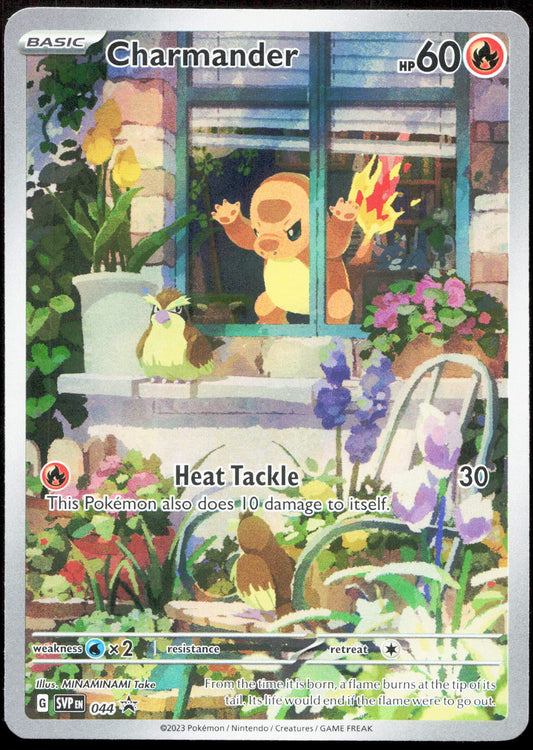 Pokemon Charmander 044 Full Art 2023 Black Star Promo