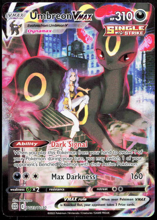 Pokemon Umbreon Vmax TG23/TG30 Full Art 2022 Brilliant Stars