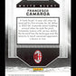 Panini Francesco Camarda White Night Card RC Panini Obsidian 2023-24 #1