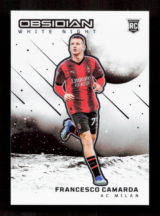 Panini Francesco Camarda White Night Card RC Panini Obsidian 2023-24 #1