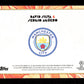 Topps David Silva & Sergio Aguero Red Dual Autograph Card /5 Deco UEFA Champions League 2024-25