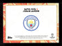 Topps David Silva & Sergio Aguero Red Dual Autograph Card /5 Deco UEFA Champions League 2024-25