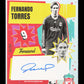 Topps Fernando Torres You'll Never Walk Alone Autograph Card /99 Liverpool FC Team Set 2024