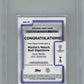 Topps Heung-Min Son Match Ball Signature MBS-HS 2022-23 Merlin Chrome UCC PSA 8