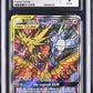 Pokemon Moltres & Zapdos & Articuno GX SM210 Full Art Partial Crimp Error 2019 Black Star Promo CGC 9 Partial Crimp Error