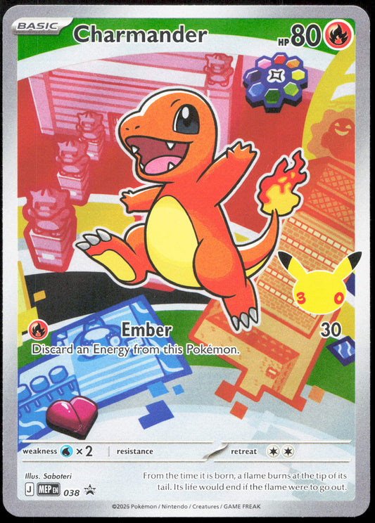 Pokemon Charmander 038 Full Art 2026 Black Star Promo