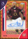 Topps Thierry Henry 09/50 Autograph Gold Wave CA-TH Chrome Premier League 2026