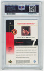 Upper Deck Cristiano Ronaldo #15 2003 Manchester United PSA 7