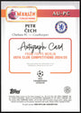 Topps Petr Cech Autograph Card 55/75 AU-PC Merlin UEFA Club Competitions 2024/25