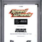 Topps George Russell 07/50 1975 Speed Wheels Gold Logofractor 75/AMG 2025 Chrome Formula 1 Logofractor PSA 10