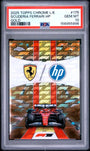 Topps Scuderia Ferrari HP 15/50 Logofractor Gold #175 2025 Chrome Formula 1 Logofractor PSA 10