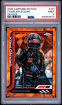Topps Charles Leclerc 12/25 Sapphire Orange #137 2025 Chrome Formula 1 Sapphire PSA 9